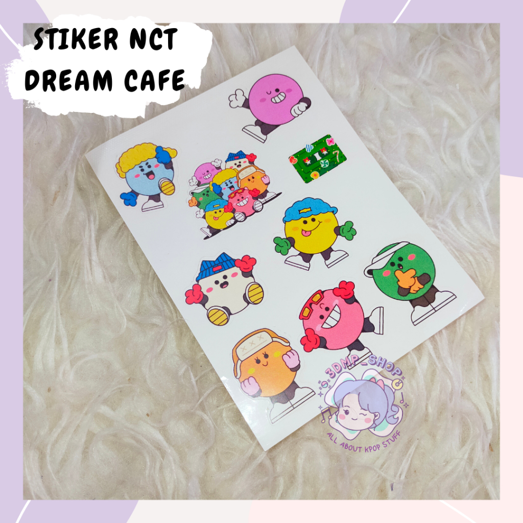 STIKER NCT CAFE DREAM KARAKTER