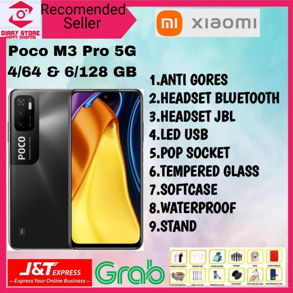 XIAOMI POCO M3 PRO 5G RAM 4/64GB + 6/128GB GARANSI RESMI XIAOMI