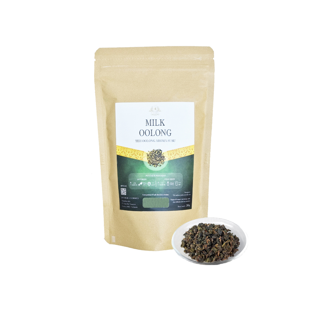 

HEIZL Milk Oolong Tea ( Teh Oolong Organic Aroma Susu ) Kemasan Pouch