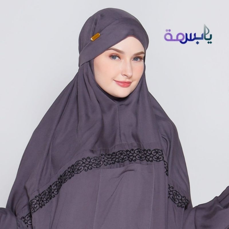Mukena Basmah Kejora/ mukena/ mukena rayon/ mukena tarim/ mukena manset/ mukena yabasmah