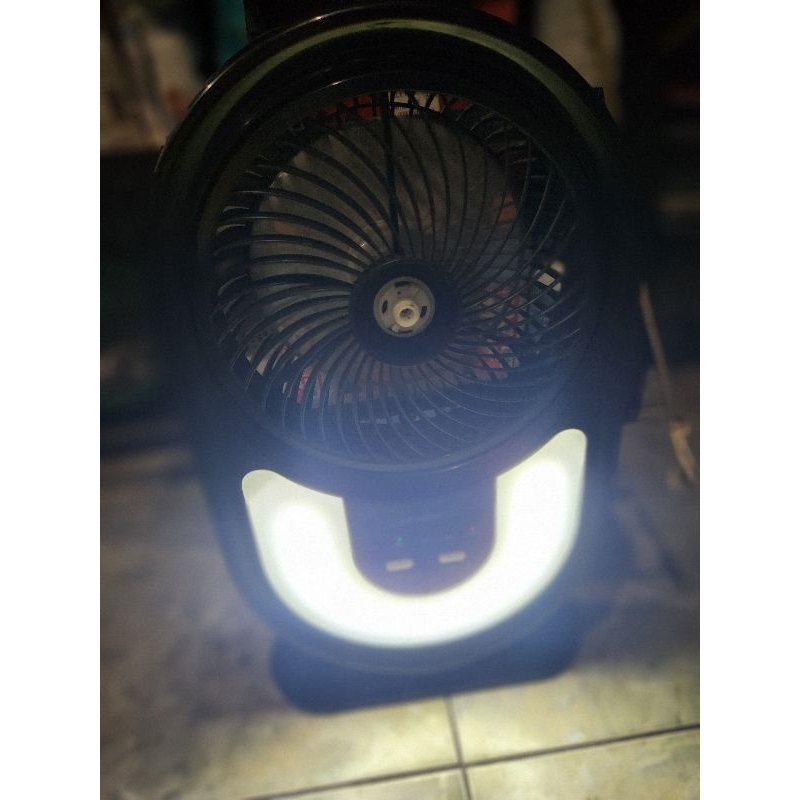 KRISBOW - EMERGENCY BOX FAN 7 WITH 40 LED KIPAS ANGIN LAMPU DARURAT