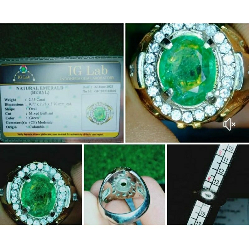 Permata Zamrud Columbia, ce Moderate, memo, batu akik