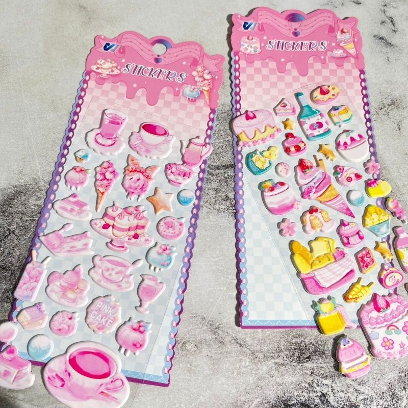 

Stiker Timbul 3D Kue WX-ME Stiker Karakter Cupcake Stiker Unik Lucu Kado Viral Termurah Grosiran