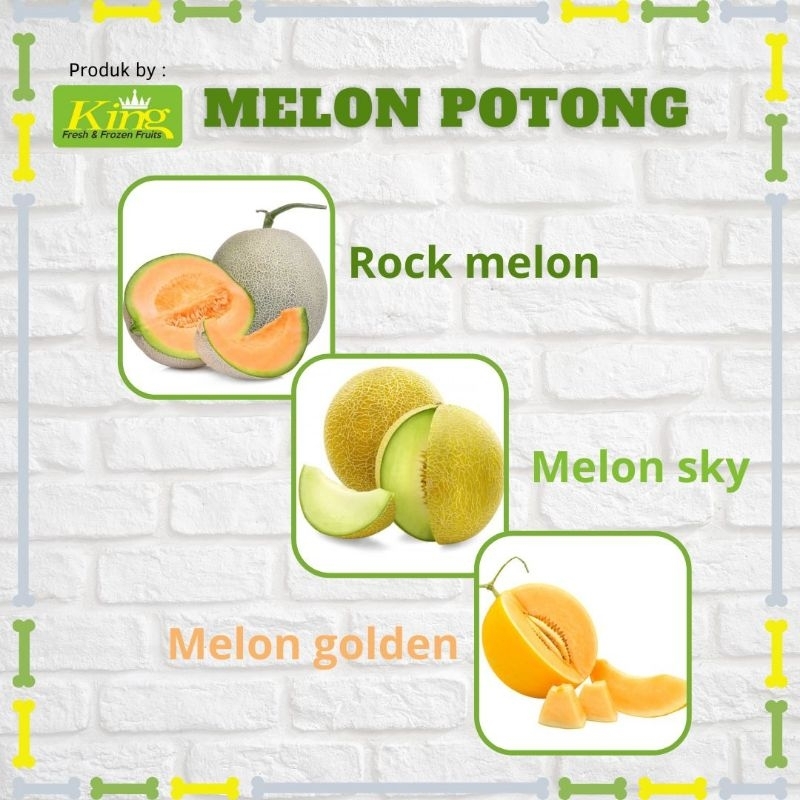 

Melon golden potong,melon rock potong,Melon sky rock potong