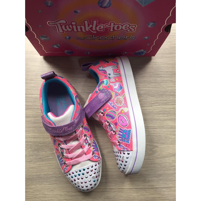 [Lepassend] Skechers Sepatu Sekolah Twinkle Toes Unicorn Party