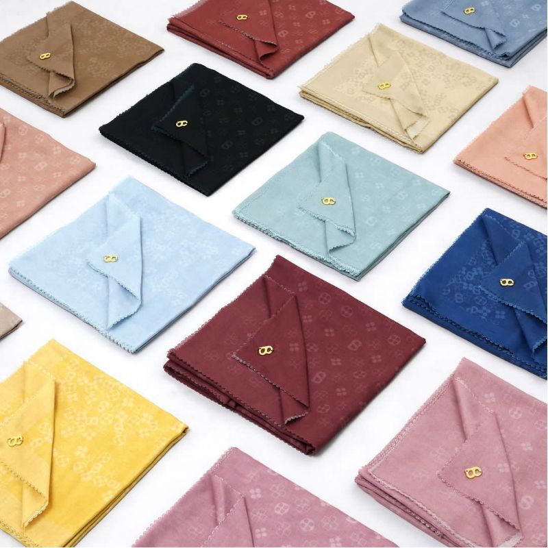 BUTTONSCARVES MONOGRAM VOILE SQUARE SERIES