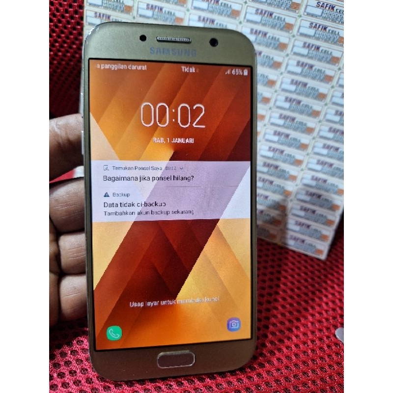 lcd samsung a520 a5 2017 original super amoled full frame