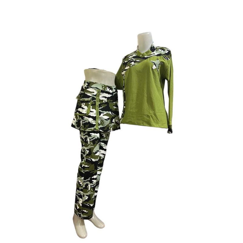 Senam Army Setelan Seragam Olahraga Wanita
