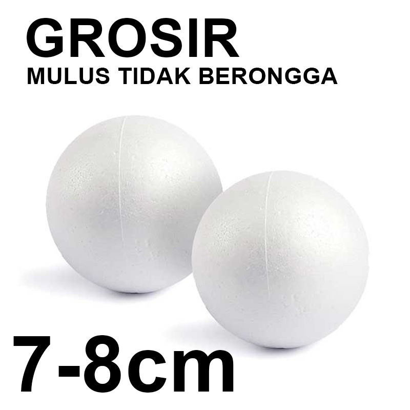 

Styrofoam Ball Bola Gabus 7-8cm