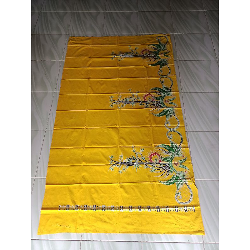 Jarik batik tulis motif pring matahari asli Magetan