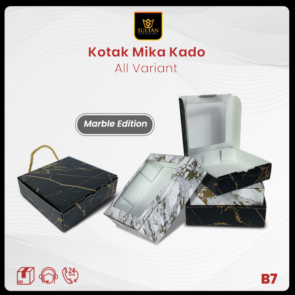 

Kotak Kado Marble - Kotak Hampers Souvenir - Box Hadiah Mewah Motif Marble - B7