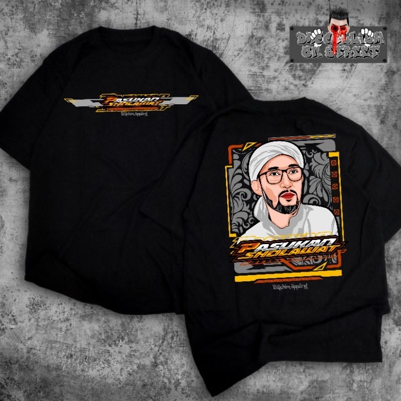"PASUKAN SHOLAWATAN" KAOS PASUKAN SHOLAWAT NEW ARRIVAL, KAOS AZAHIR, KAOS HABIB BIDIN, KAOS BUDAL SH