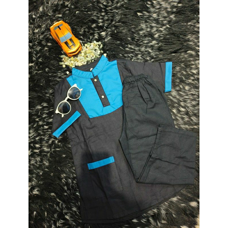 baju koko anak 3-4 Tahun/ baju anak/ baju muslin anak cowok