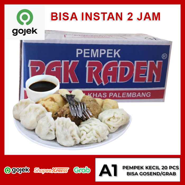 Pempek Asli Palembang / Pempek Pak Raden Palembang Paket A1 ( isi 20 Pcs )