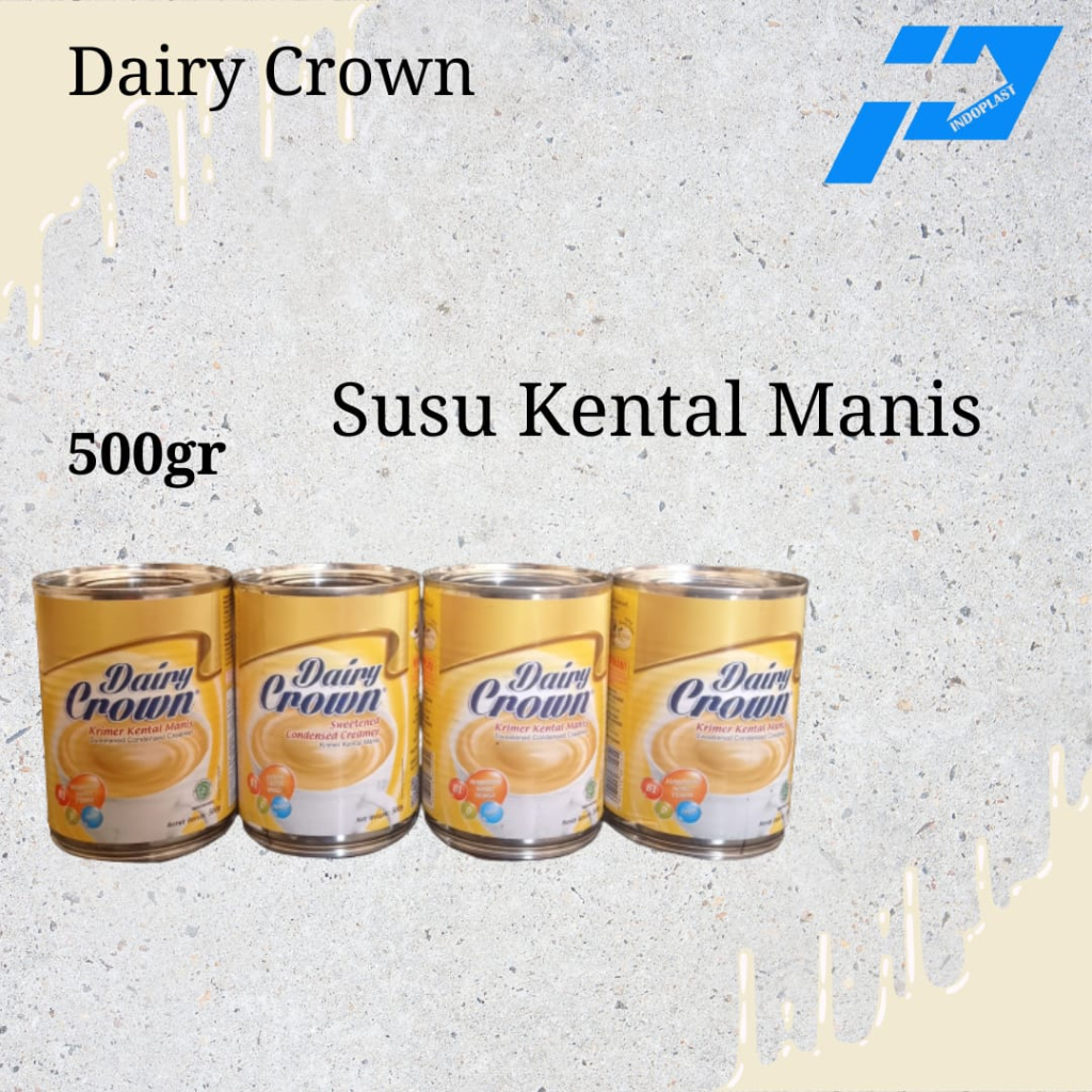 

Susu Kental Manis Kaleng/Susu Krimer/Susu Dairy Crown 500gr