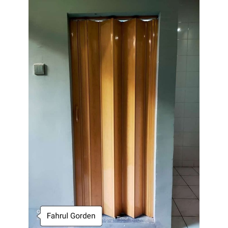 pintu pvc folding dors