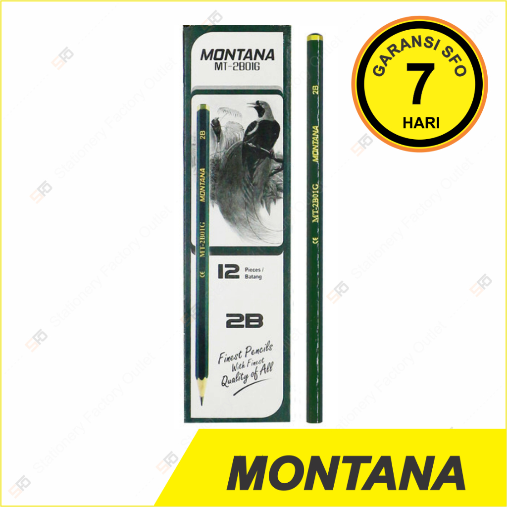 

Pensil Montana MT-2B01G - Computer Pencil
