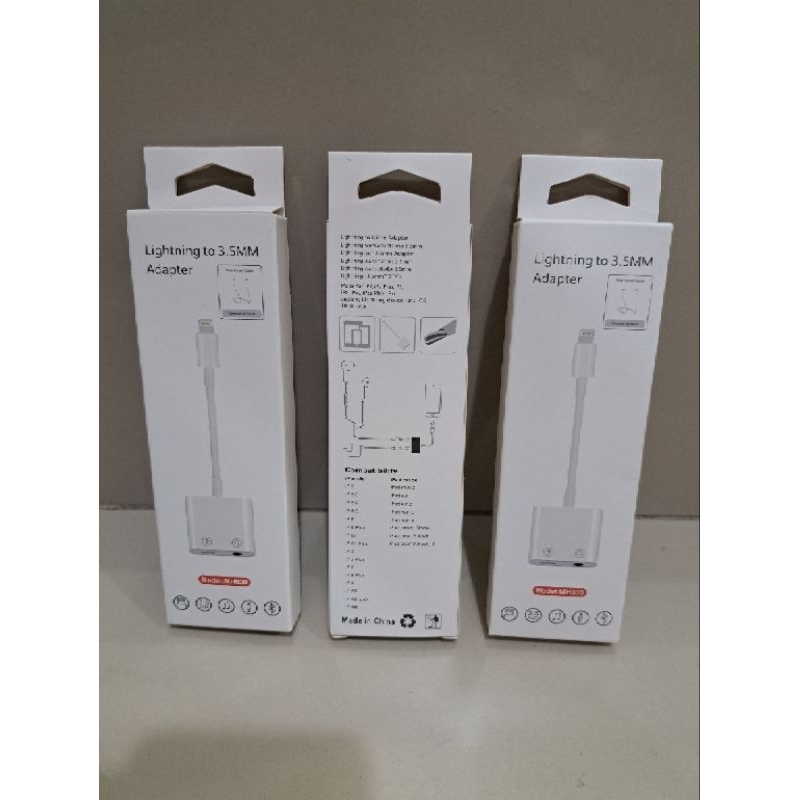 Lightning to 3.5MM Adapter Model:MH030 / Pop-Up Window Lightning to Headphone Jack Adapter JBC-076A / USB-C to Headphone Jack Adapter / Samsung USB-C Headset Jack Adapter Ultra High Quality Audio Adapter(USB-C to 3.5mm audio jack)