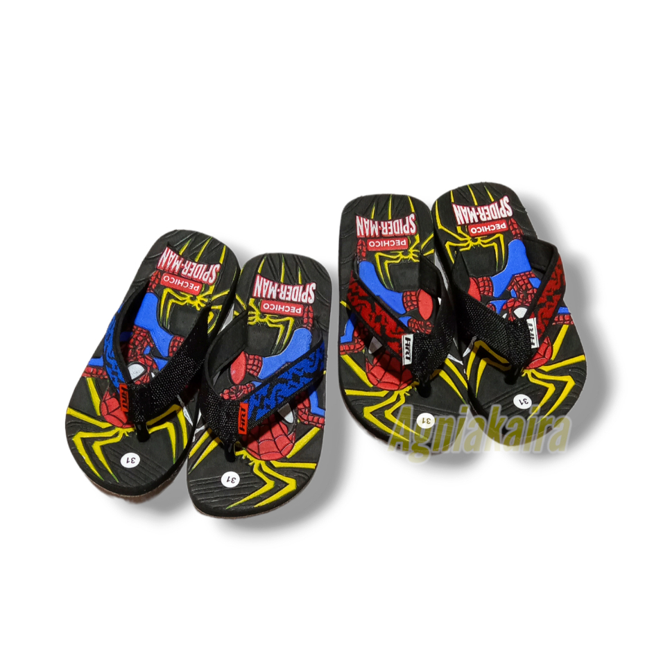 Sandal Anak Laki-laki Motif Terbaru Spyderman Kren Lucu