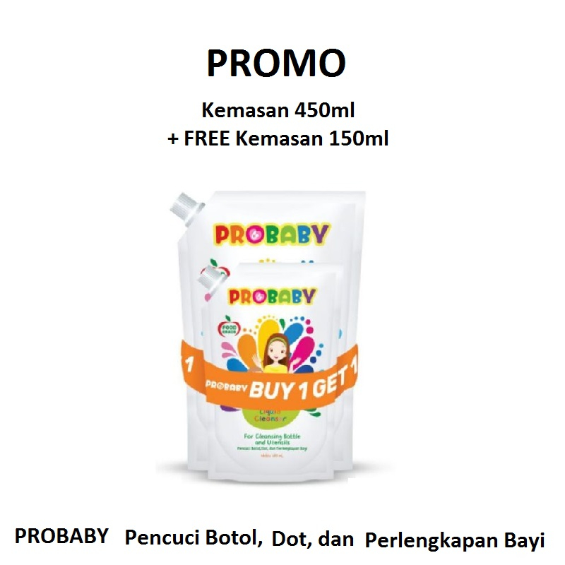 Probaby Liquid Cleanser/Sabun Pencuci Botol, Dot, dan Perlengkapan Bayi