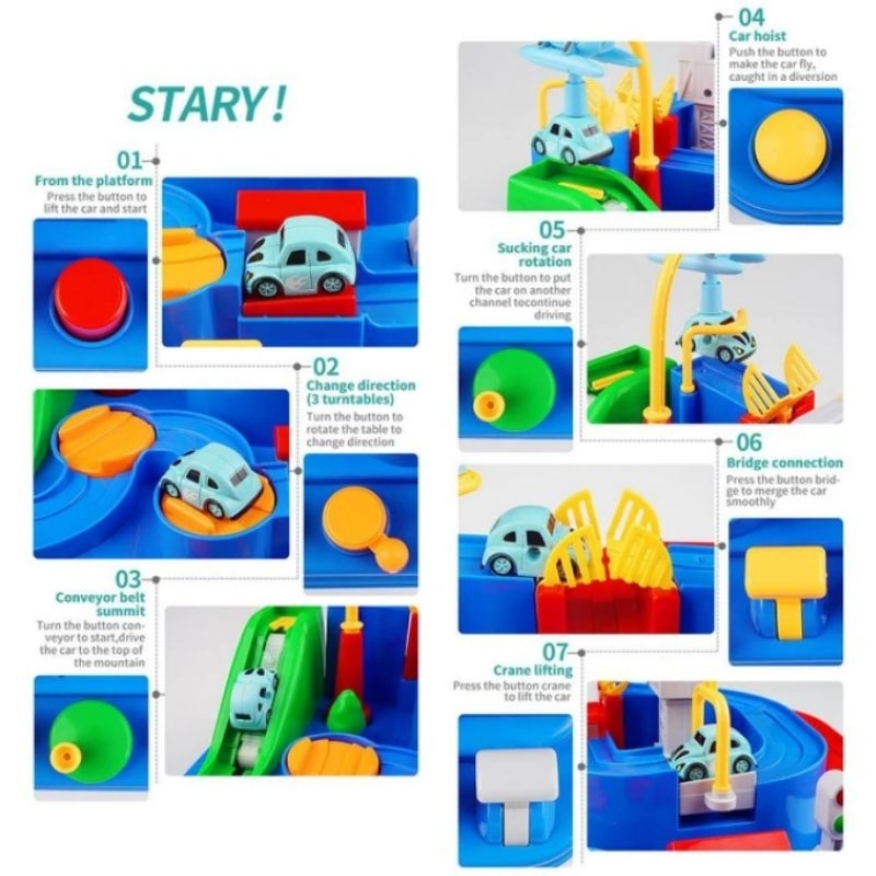 TOYS | Mainan Car Adventure /  Mainan Edukasi Anak / Car Track Mobil
