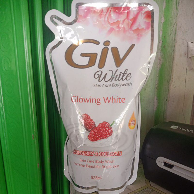 GIV BODYWASH GLOWING WHITE MULBERRY &amp; COLLAGEN 825ML