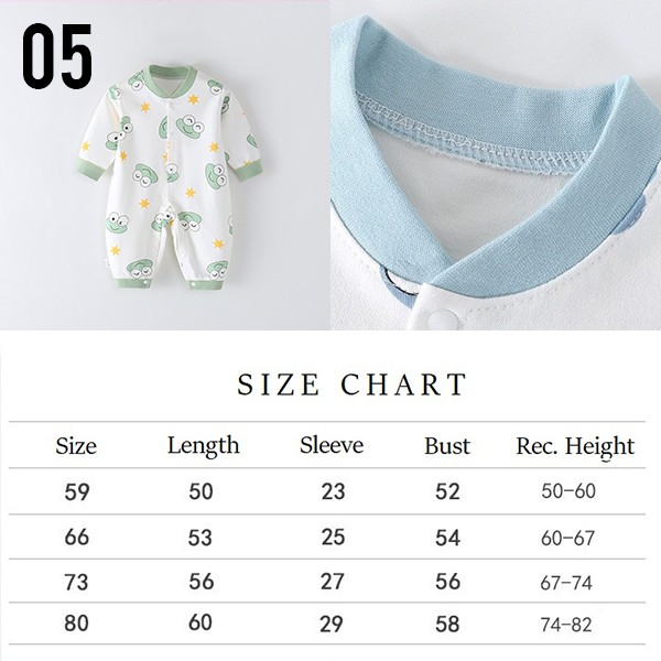 Sleepsuit Piyama Bayi Cotton Import Newborn-12 bln | Romper Piyama Bayi M367