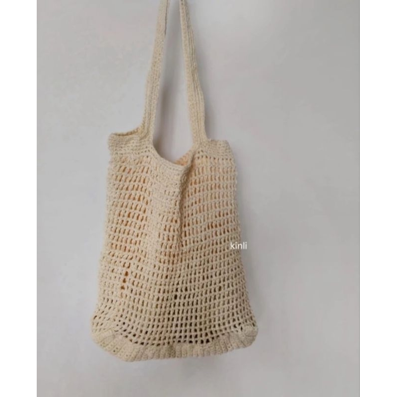 avika crochet tote bag handmade tas rajut shoulder bag