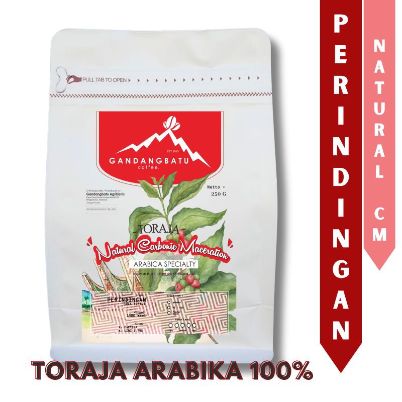 

Kopi Toraja Arabika Natural Carbonic Maceration 250 gram