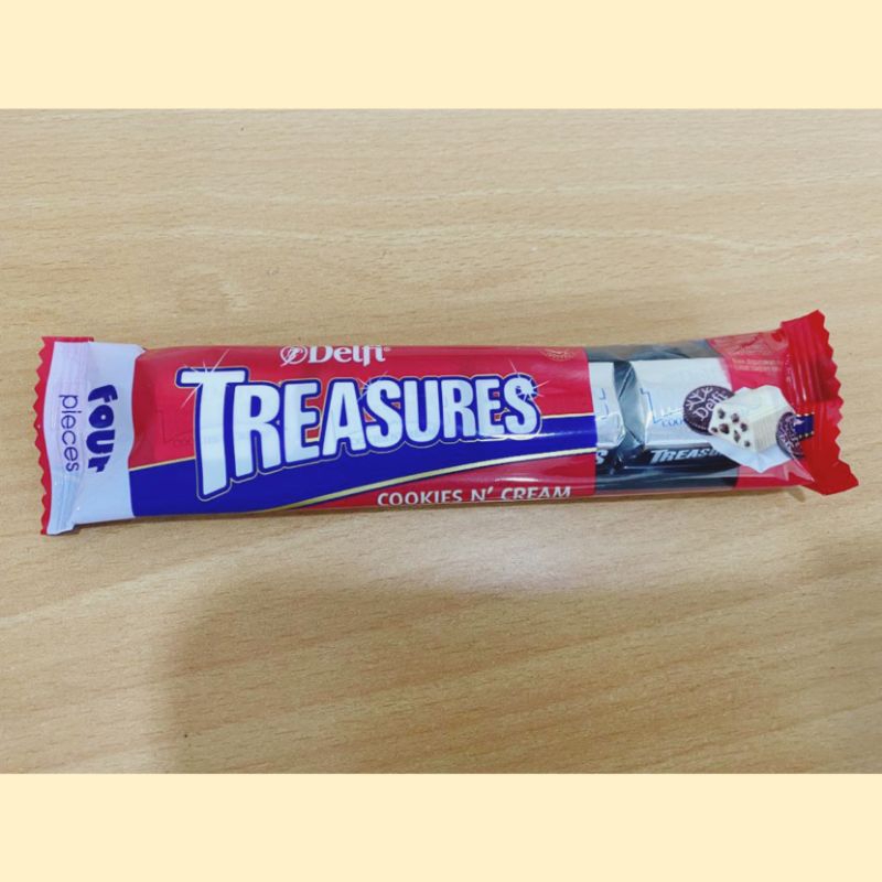 

Coklat Delfi Treasures Cookies & Cream 36gr