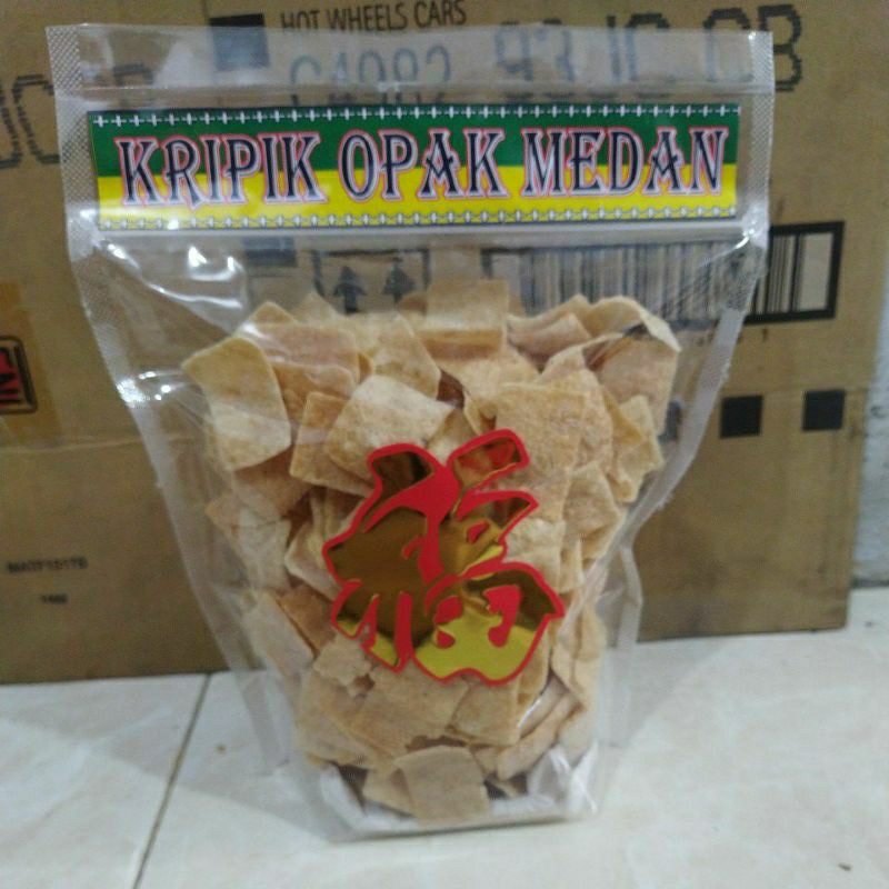 

keripik opak Medan rasa sapi panggang