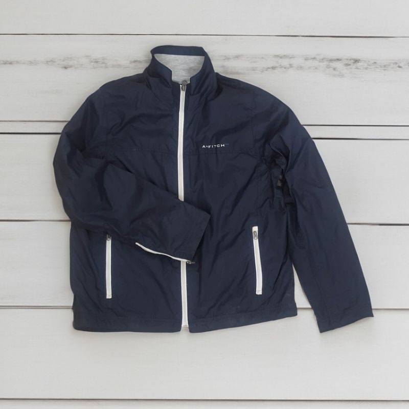 JAKET WINDPROOF WINDPROOF ABERCROMBIE AND FITCH BRANDED