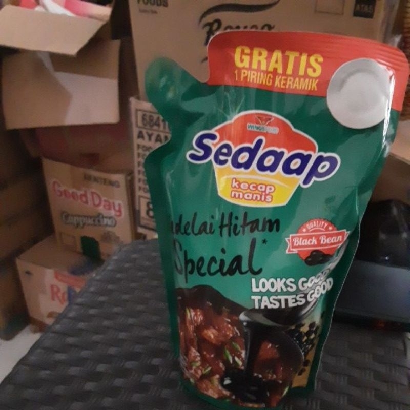 

Kecap sedaap kedelai hitam spesial 520ml