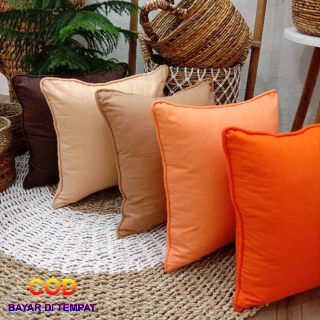 ✅COD Bantal Duduk Sofa Kursi Teras Ruang Tamu 50x50 Aneka Warna