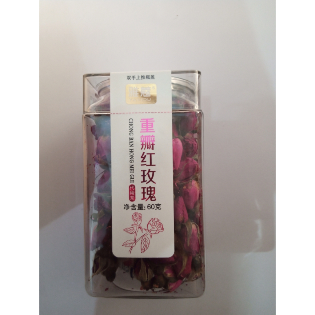 

Teh Red rose flower 60g / 雅蔻重瓣玫瑰花茶