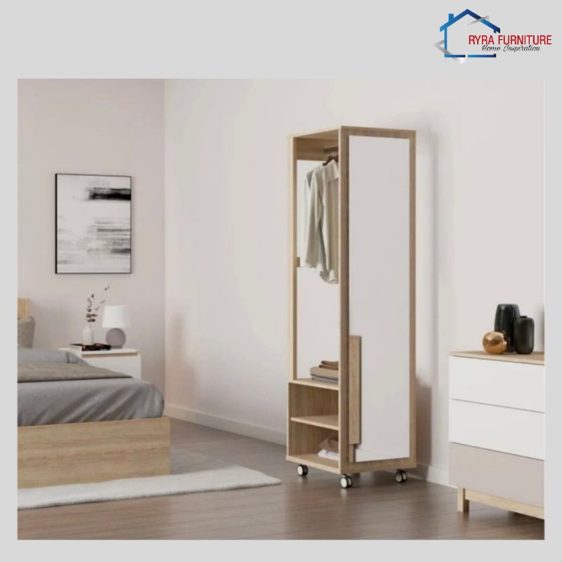 STANDING MIRROR/DRESSER/LEMARI KACA/LEMARI MINIMALIS - LUNA DM 50 - CUBIC