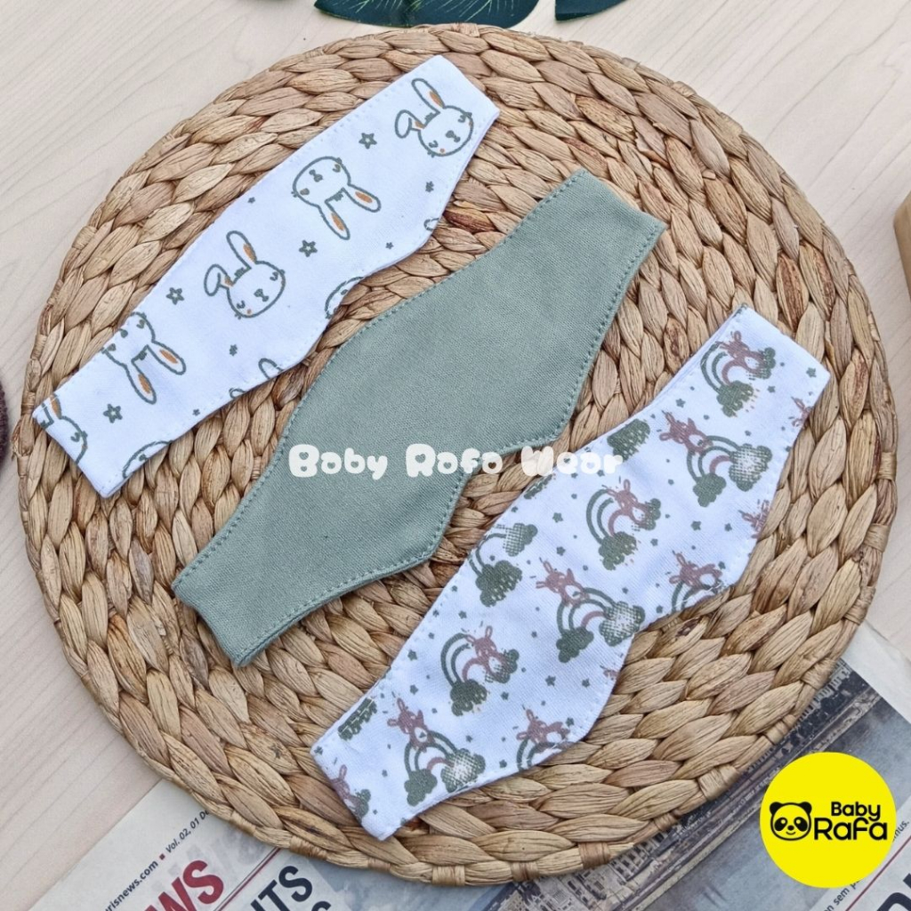 3 Pcs Kacamata Jemur Bayi Penutup dan Pelindung Mata Bayi Serian HIJAU merk SNI Bolo - Bolo