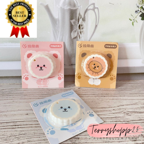 

Cutter Mini Beruang Bulat Cute Murah Pemotong Paket Bisa Cod