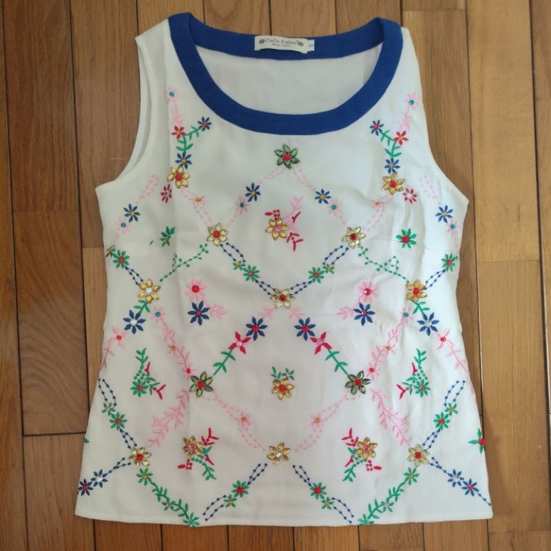 atasan wanita/baju wanita/atasan mote/pakaian mote/baju buntung/cocokelen/preloved murah/bordir