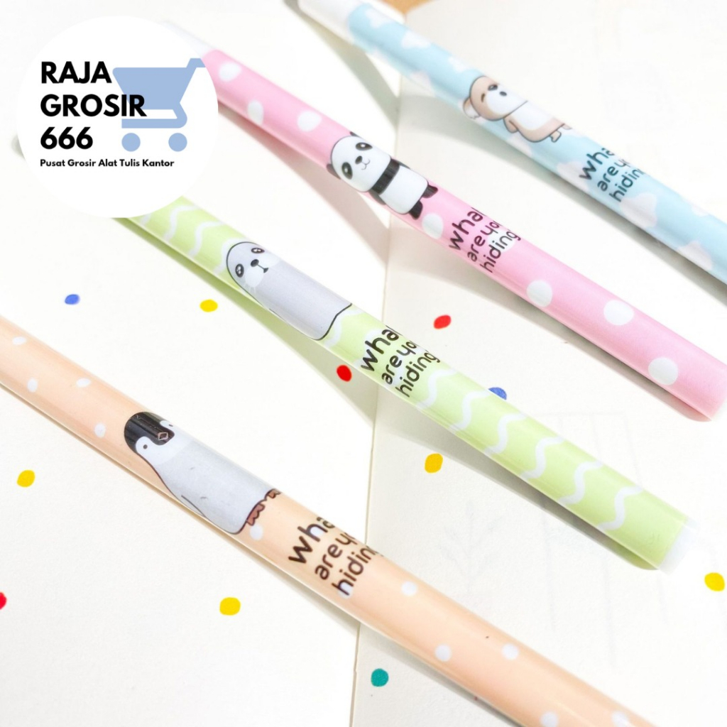 ISI PENSIL POLKADOT TABUNG LANGMU LM-6303 ukuran 0.7 REFILL PENCIL TERMURAH COD KADO UNIK IMUT