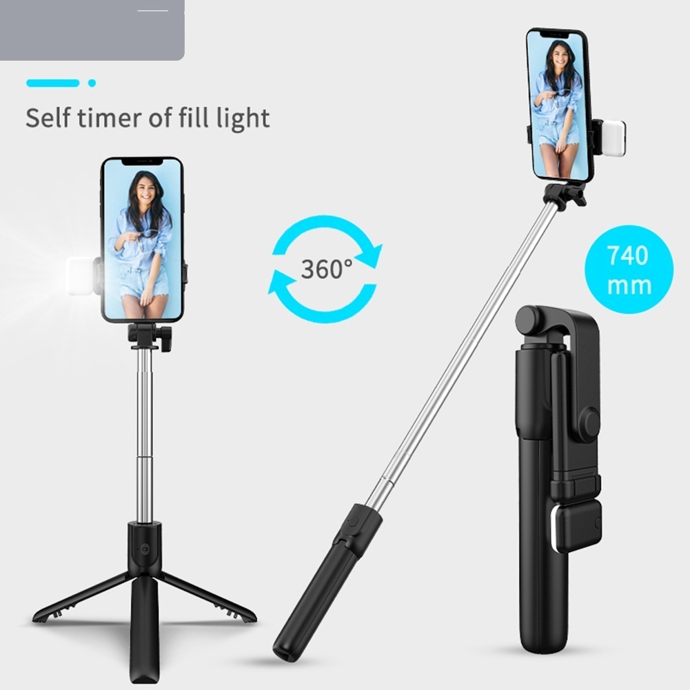 Tongsis Dengan Lampu LED / Tongsis Foto