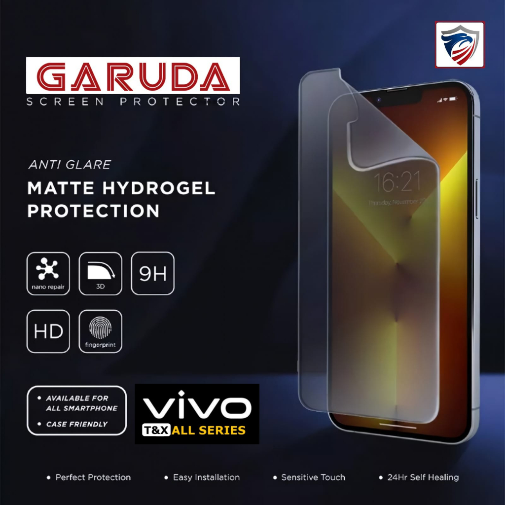Anti Gores Hydrogel MATTE VIVO T&X SERIES Vivo T1 5G|T1 Pro 5G|X50|X50 Pro|X60|X60 Pro|X70 Pro|X80|X