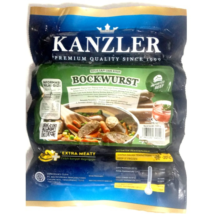 

Kanzler Bockwurst 5pcs 360gr