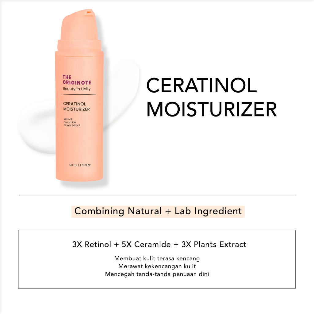 The Originote Ceratinol Moisturizer - Moisturizer retinol gel serum - pelembab wajah