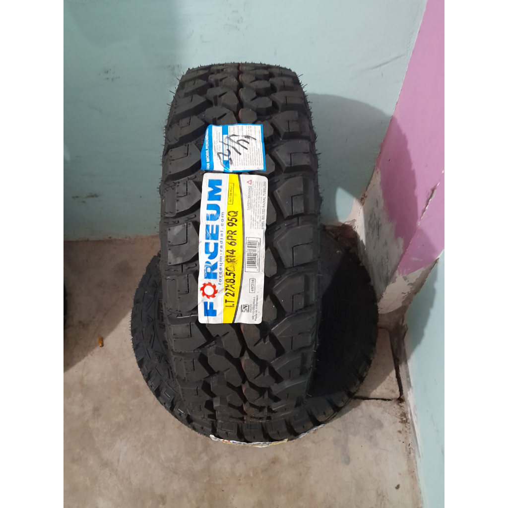 Ban Mobil Ring 14 Ragi Tahu atau Cangkul Merk Forceum MT 27 8,5 R14