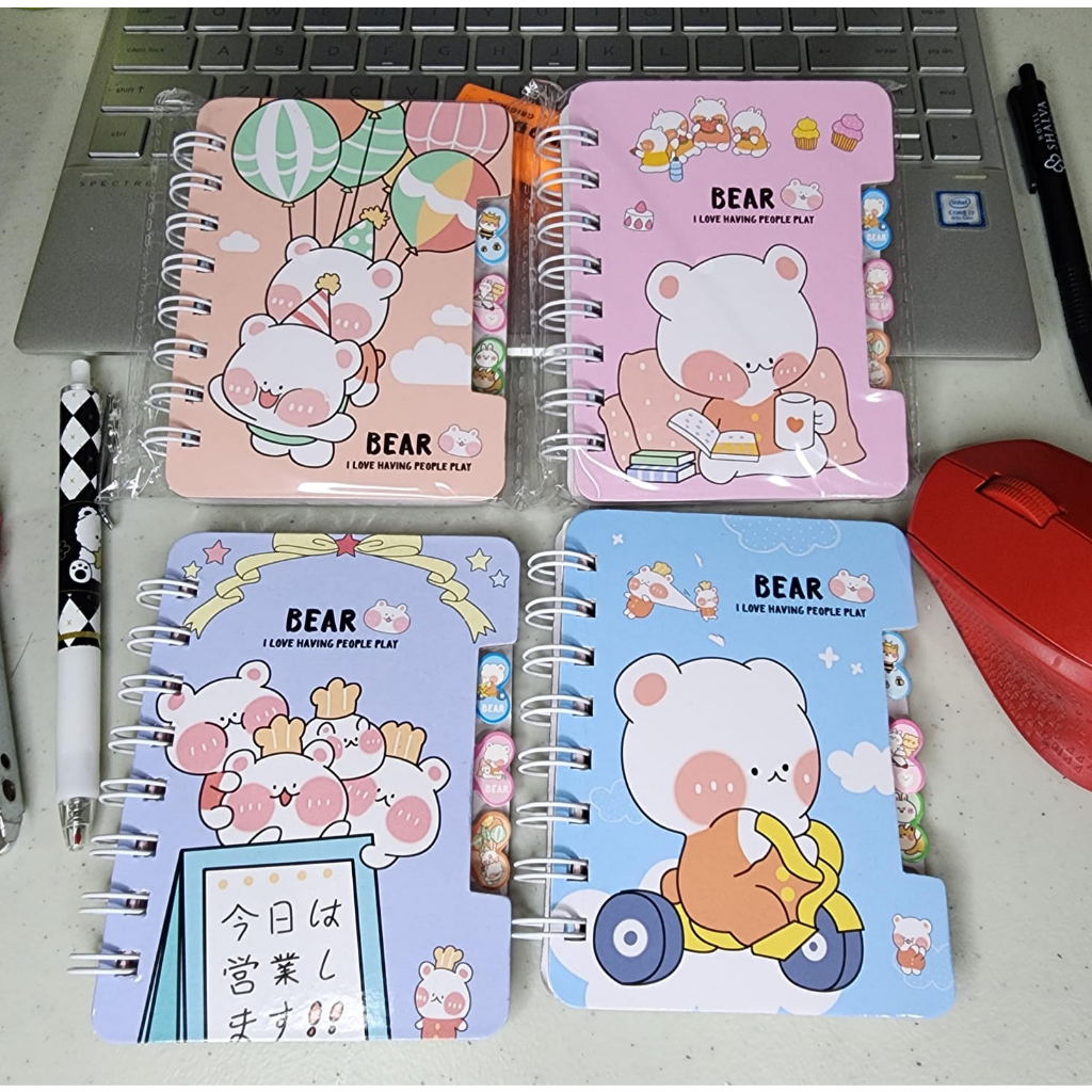 

ITSHOPING - Notebook Buku Catatan Anak Sekolah Ring Motif Lucu isi 55 Lembar Buku Catatan Mini Cute Buku diary