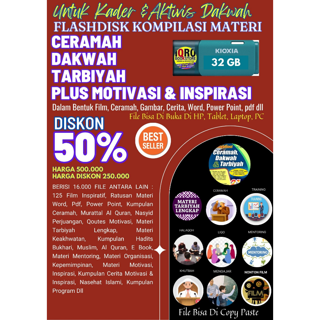 MATERI CERAMAH DAKWAH DAN TARBIYAH