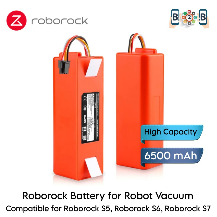 Roborock Robot Vacuum Battery Replacement S5 Max / S6 / S7 Baterai