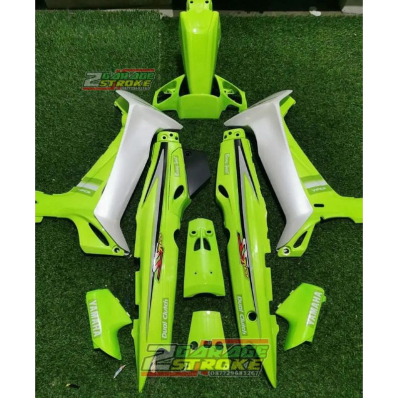 Body Set Halus Yamaha Fizr Fiz R Ss Two Hijau Candy Termurah