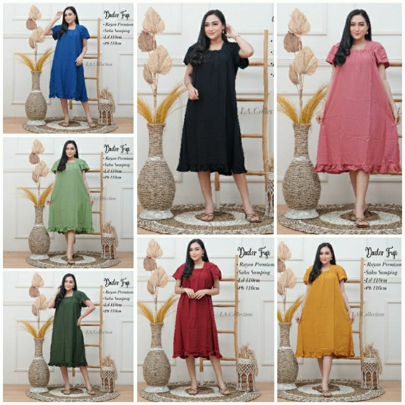 DASTER FUJI RAYON POLOS/DASTER KEKINIAN VIRAL/DASTER KERUT DADA